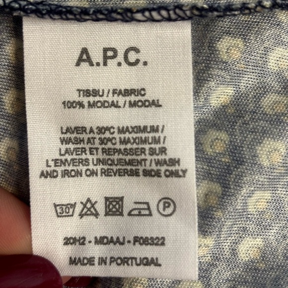 A.P.C. RUE MADAME PARIS Fran Skirt Modal NWT Designer Flirty - Picture 9 of 12